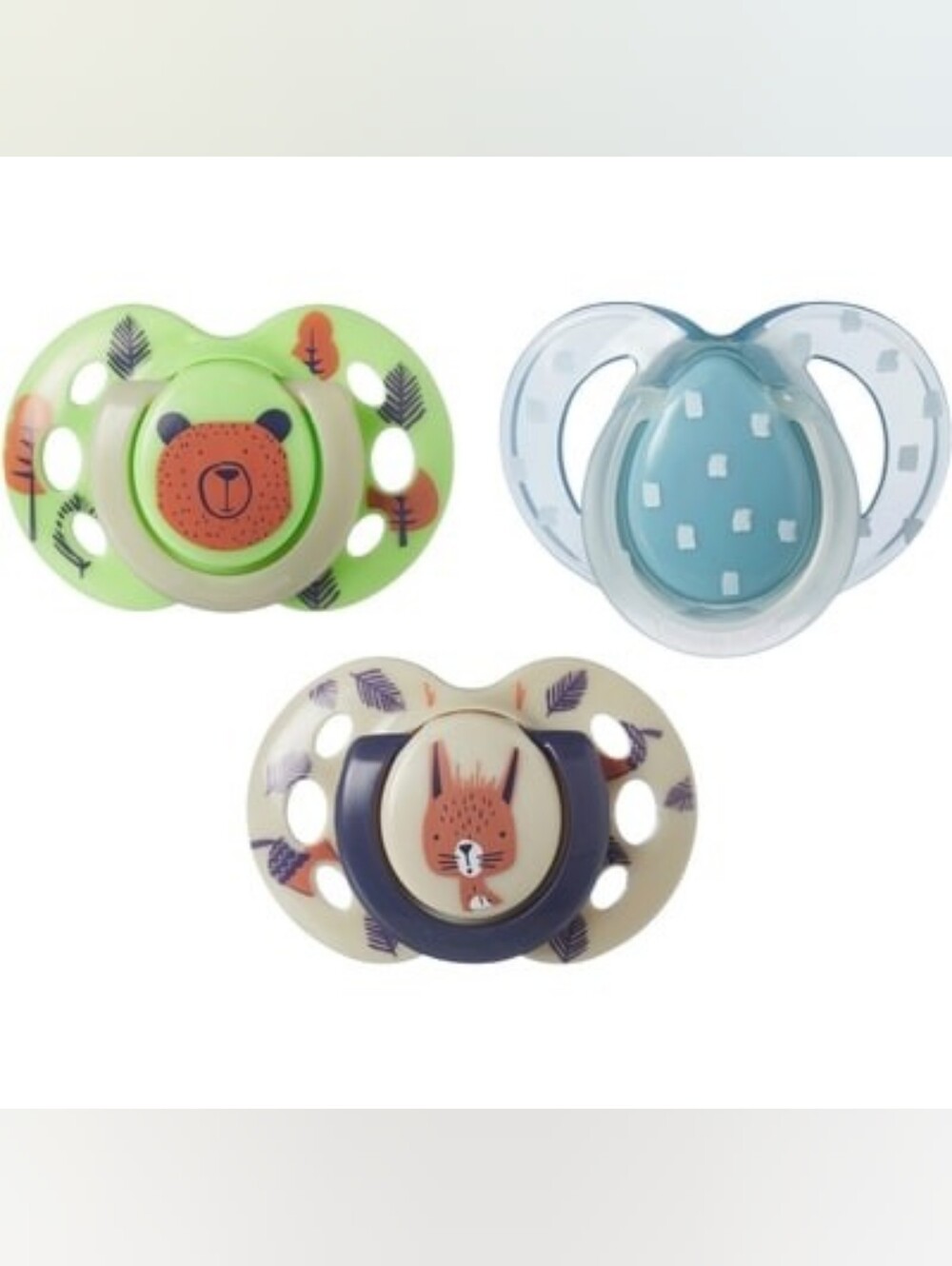 Tommee Tippee Fun Style Day & Night Pacifier - 6-18 Months - 3 Pack